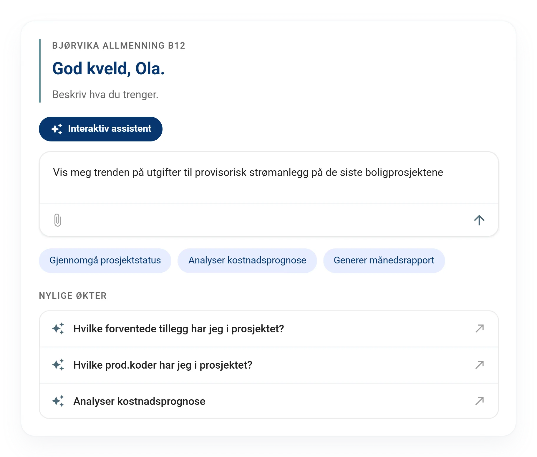 Erfaringstall på tvers av prosjekter i AIMZ